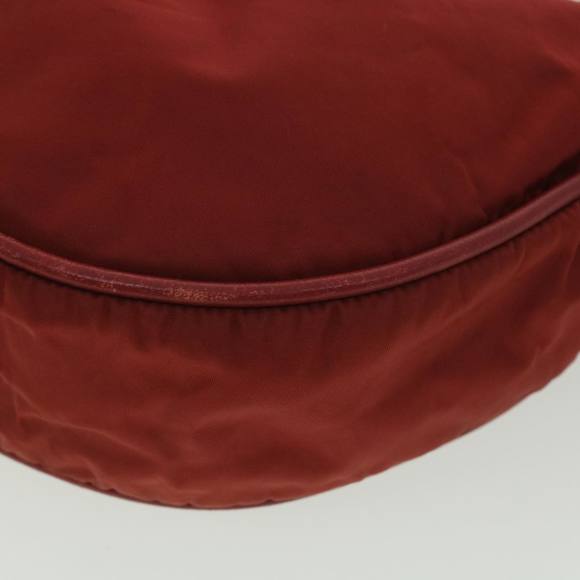 CELINE Shoulder Bag Nylon Red Auth 37765 - Picture 14 of 16
